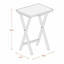 Dunelm Rubberwood TV Table -Dune Sales Store 1000004916 alt01
