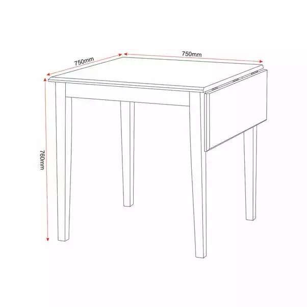 Seconique Vienna Flip Top Dining Table Set 5 Seconique Vienna Flip Top Dining Table Set - Image 3