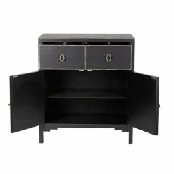 Dunelm Hanna 2 Drawer & 1 Door Chest, Black 10 Dunelm Hanna 2 Drawer & 1 Door Chest, Black -Dune Sales Store 1000106945 alt02
