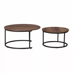 Dunelm Fulton Coffee Nest Of Tables Pine Effect -Dune Sales Store 1000117131 alt05