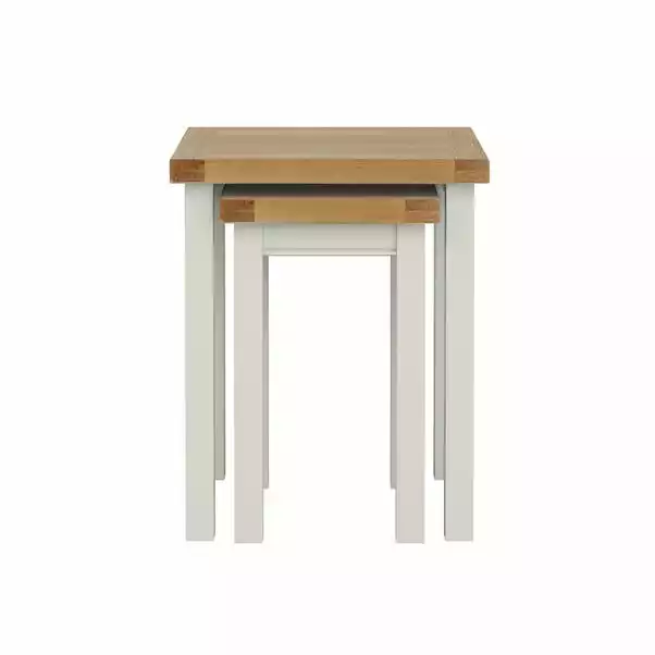 Dunelm Compton Ivory Nest Of Tables 5 Dunelm Compton Ivory Nest Of Tables - Image 3