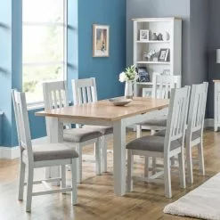 Julian Bowen Richmond Extending Natural Dining Table -Dune Sales Store 1000136969 alt05