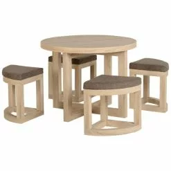 Seconique Cambourne Stowaway Dining Set -Dune Sales Store 1000141231 alt02