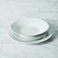 Dunelm White Rim 12 Piece Dinner Set -Dune Sales Store 1000150778 alt05