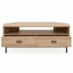 Dunelm Fulton Oak Effect Corner TV Stand -Dune Sales Store 1000157783 alt02