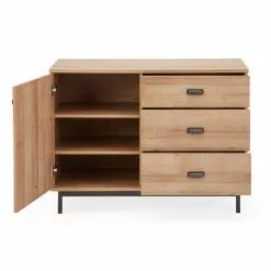 Dunelm Fulton Oak Effect Small Sideboard -Dune Sales Store 1000157785 alt02