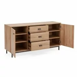 Dunelm Fulton Oak Effect Large Sideboard -Dune Sales Store 1000157788 alt04