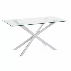 Dunelm Lumia Glass Dining Table -Dune Sales Store 1000157902 alt02