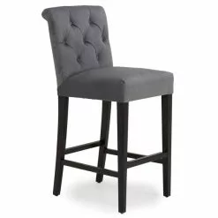 Dunelm Newbury Bar Stool Grey Velvet 11 Dunelm Newbury Bar Stool Grey Velvet -Dune Sales Store 1000157976 alt02