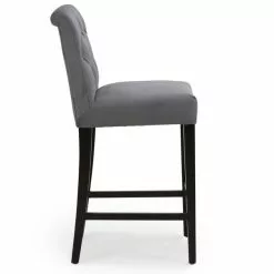 Dunelm Newbury Bar Stool Grey Velvet 12 Dunelm Newbury Bar Stool Grey Velvet -Dune Sales Store 1000157976 alt03
