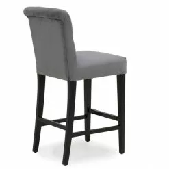 Dunelm Newbury Bar Stool Grey Velvet 13 Dunelm Newbury Bar Stool Grey Velvet -Dune Sales Store 1000157976 alt04