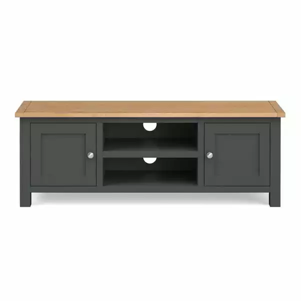 Dunelm Bromley Black Wide TV Stand 4 Dunelm Bromley Black Wide TV Stand - Image 2