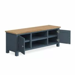 Dunelm Bromley Blue Wide TV Stand -Dune Sales Store 1000162404 alt03