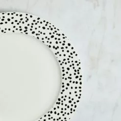 Dunelm Dottie Black 12 Piece Dinner Set -Dune Sales Store 1000167957 alt02