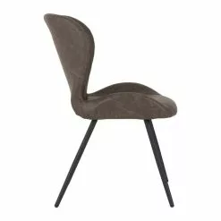 Seconique Quebec Set Of 4 Dining Chairs Brown PU Leather 10 Seconique Quebec Set Of 4 Dining Chairs Brown PU Leather -Dune Sales Store 1000169720 alt02
