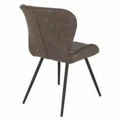 Seconique Quebec Set Of 4 Dining Chairs Brown PU Leather 11 Seconique Quebec Set Of 4 Dining Chairs Brown PU Leather -Dune Sales Store 1000169720 alt03