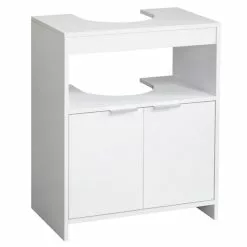 Lloyd Pascal Jaxon White Under Sink Unit With Open Shelf -Dune Sales Store 1000182103 alt05