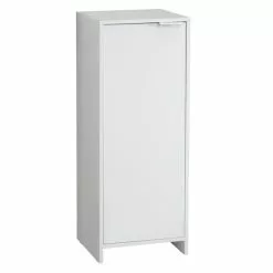 Lloyd Pascal Jaxon White Single Door Floor Cabinet With Adjustable Shelf -Dune Sales Store 1000182105 alt03