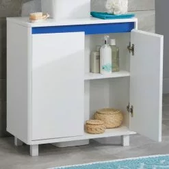 Lloyd Pascal Vienna White Under Sink Unit With Reversible 4 In 1 Colour Bar -Dune Sales Store 1000182107 alt01