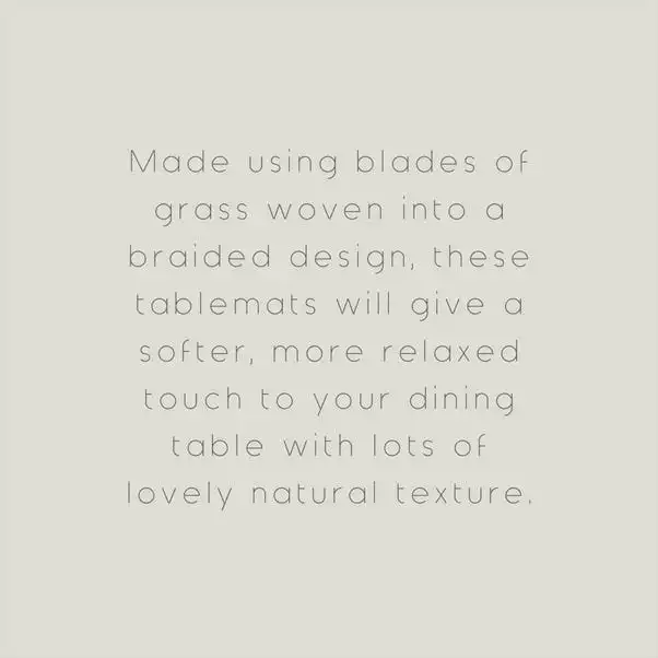 The Edited Life Set Of 4 Black Grass Braid Coasters 4 The Edited Life Set Of 4 Black Grass Braid Coasters - Image 2