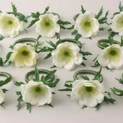 Dunelm Set Of 12 Anemone Napkin Rings 7cm -Dune Sales Store 1000182745 alt02