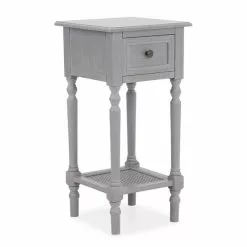 Dunelm Lucy Cane Grey Telephone Table -Dune Sales Store 30267545 alt04
