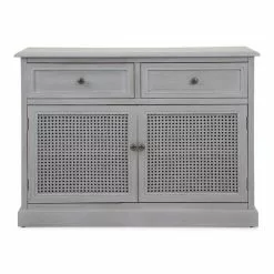 Dunelm Lucy Cane Grey Small Sideboard -Dune Sales Store 30267547 alt01