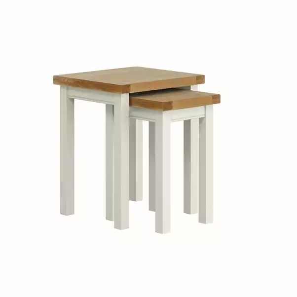 Dunelm Compton Ivory Nest Of Tables 3 Dunelm Compton Ivory Nest Of Tables