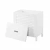 Lloyd Pascal White Tuscany Laundry Hamper -Dune Sales Store 30615878