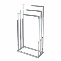 Lloyd Pascal Chrome 3 Rail Towel Stand