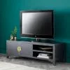 Dunelm Hanna Black Wide TV Stand -Dune Sales Store 30645287