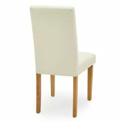 Dunelm Hugo Set Of 2 Faux Leather Cream Dining Chairs 13 Dunelm Hugo Set Of 2 Faux Leather Cream Dining Chairs -Dune Sales Store 30662752 alt05