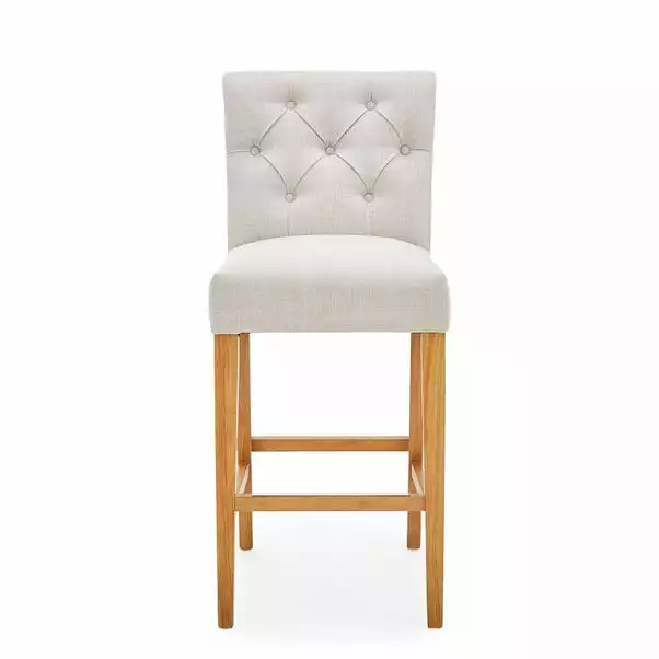 Dunelm Newbury Bar Stool Natural Linen 3 Dunelm Newbury Bar Stool Natural Linen