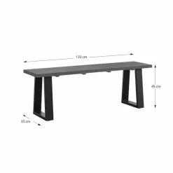 Dunelm Jackson Dining Bench -Dune Sales Store 30666559 alt09
