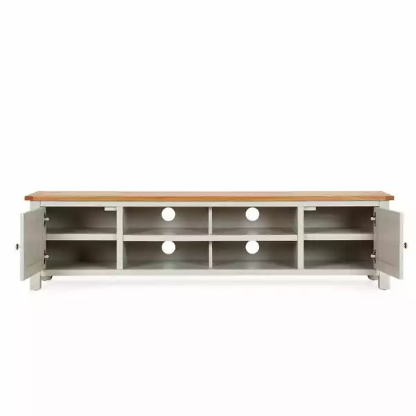 Dunelm Bromley Grey Extra Wide TV Stand 5 Dunelm Bromley Grey Extra Wide TV Stand - Image 3