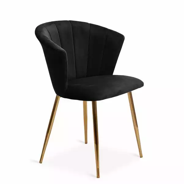 Dunelm Kendall Velvet Dining Chair 3 Dunelm Kendall Velvet Dining Chair