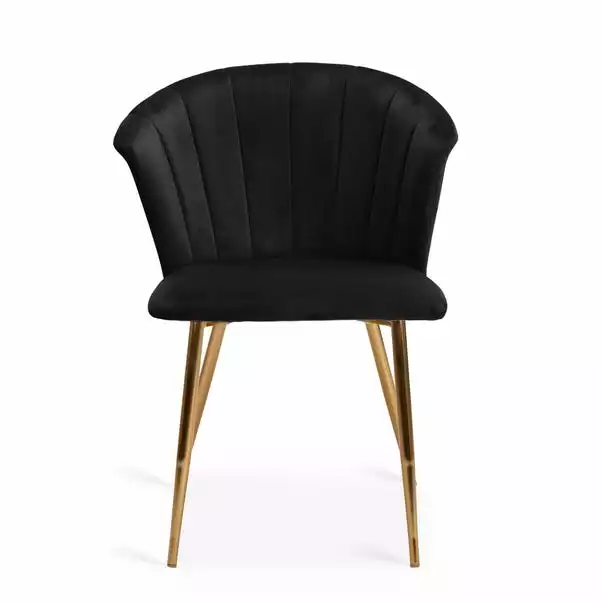 Dunelm Kendall Velvet Dining Chair 4 Dunelm Kendall Velvet Dining Chair - Image 2