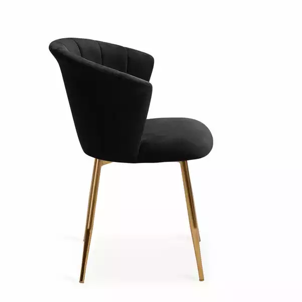 Dunelm Kendall Velvet Dining Chair 5 Dunelm Kendall Velvet Dining Chair - Image 3