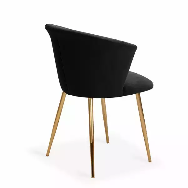Dunelm Kendall Velvet Dining Chair 6 Dunelm Kendall Velvet Dining Chair - Image 4