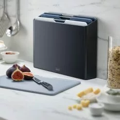 Set Of 4 Joseph Joseph Large Graphite Folio Chopping Boards