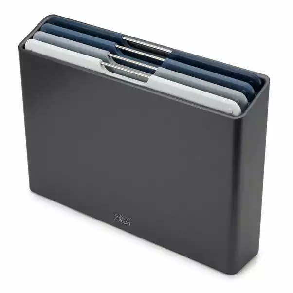 Set Of 4 Joseph Joseph Large Graphite Folio Chopping Boards 4 Set Of 4 Joseph Joseph Large Graphite Folio Chopping Boards - Image 2