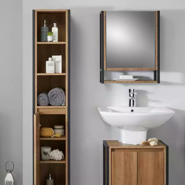 Lloyd Pascal Industrial Tall Cabinet 4 Lloyd Pascal Industrial Tall Cabinet - Image 2