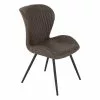 Seconique Quebec Set Of 4 Dining Chairs Brown PU Leather 1 Seconique Quebec Set Of 4 Dining Chairs Brown PU Leather -Dune Sales Store 30707884