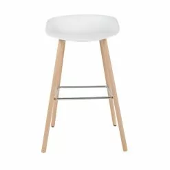 Dunelm Erik White Bar Stool -Dune Sales Store 30711152 alt02