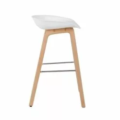 Dunelm Erik White Bar Stool -Dune Sales Store 30711152 alt03