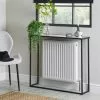 Dunelm Sullivan Black Slim Console Radiator Cover 2 Dunelm Sullivan Black Slim Console Radiator Cover -Dune Sales Store 30712353