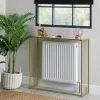 Dunelm Sullivan Gold Effect Slim Console Radiator Cover -Dune Sales Store 30712354