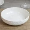 Dunelm Quilted White Porcelain Pasta Bowl -Dune Sales Store 30718222