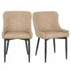 Dunelm Montreal Set Of 2 Faux Leather Dining Chairs -Dune Sales Store 30724476