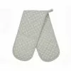Dunelm Grey Dottie Double Oven Gloves -Dune Sales Store 30726273